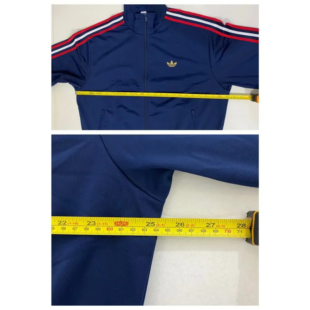 Adidas Originals Firebird Tracksuit Night Indigo Better Scarlet White Size L